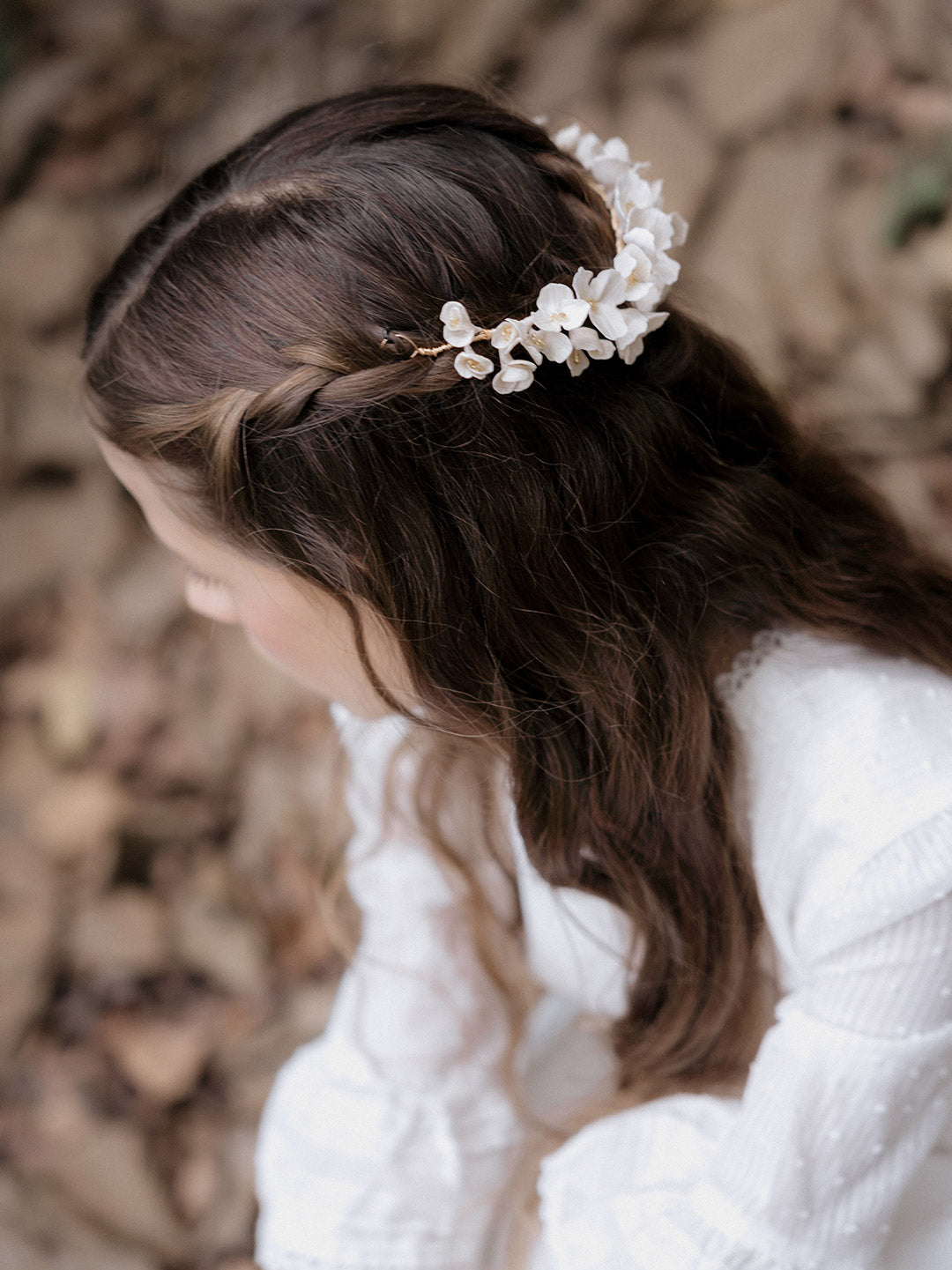 Luisa Nichols Bridal Headband CAMELIA CREAM Headband – Luisa Nicholls main image 3